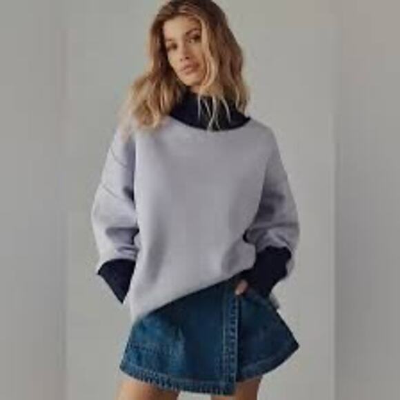 NWT Anthropologie The Logan Turtleneck Sweater by Maeve - Picture 1 of 6